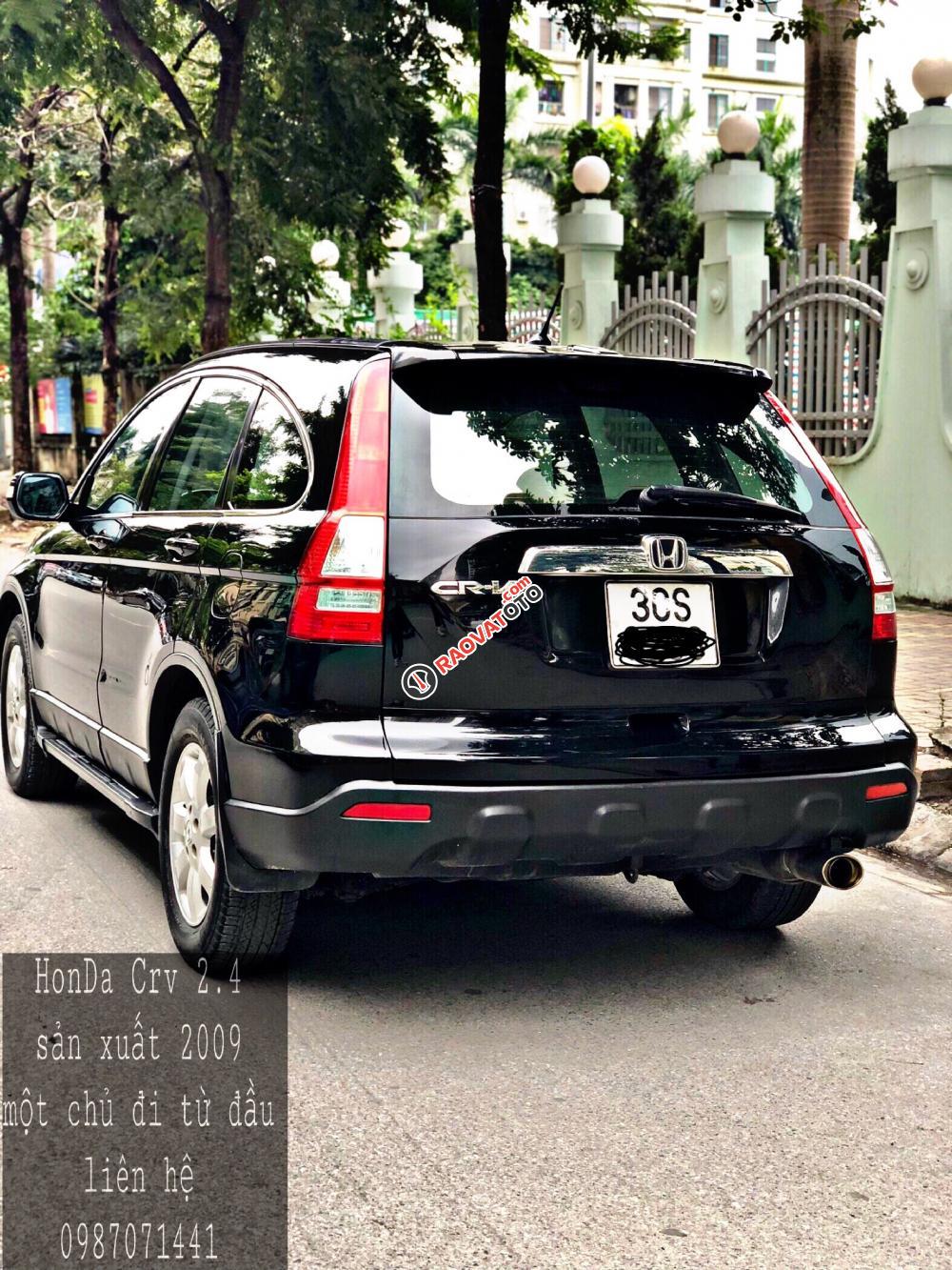 Bán xe Honda CR V 2.4 2009, màu đen một chủ từ đầu-21