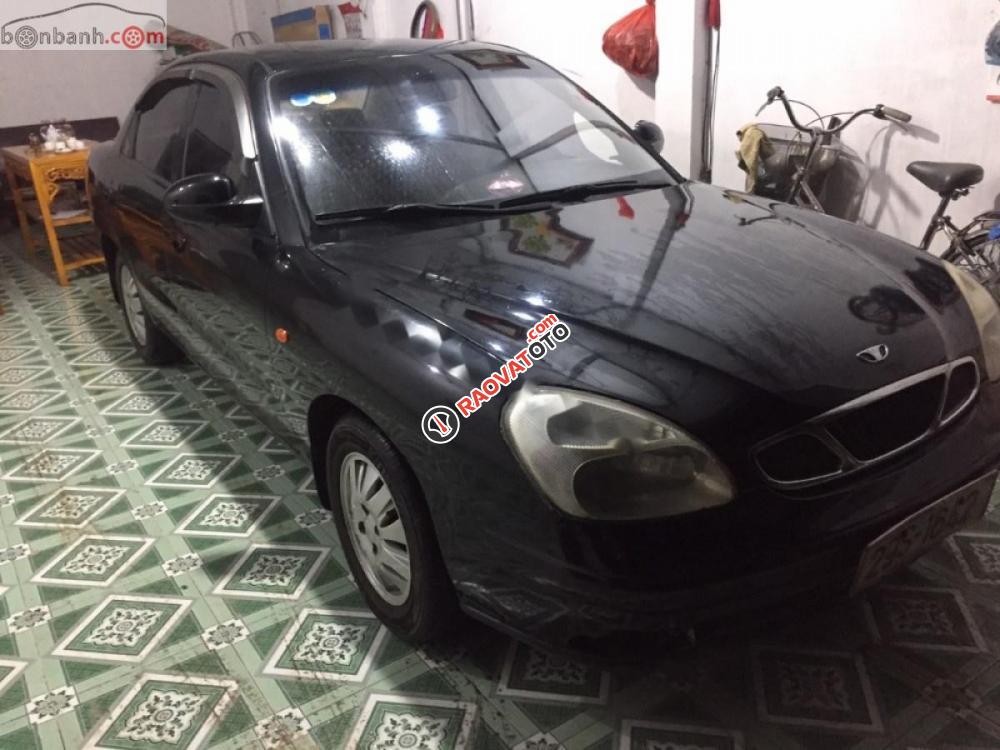 Bán Daewoo Nubira II đời 2002, màu đen, giá 83tr-1