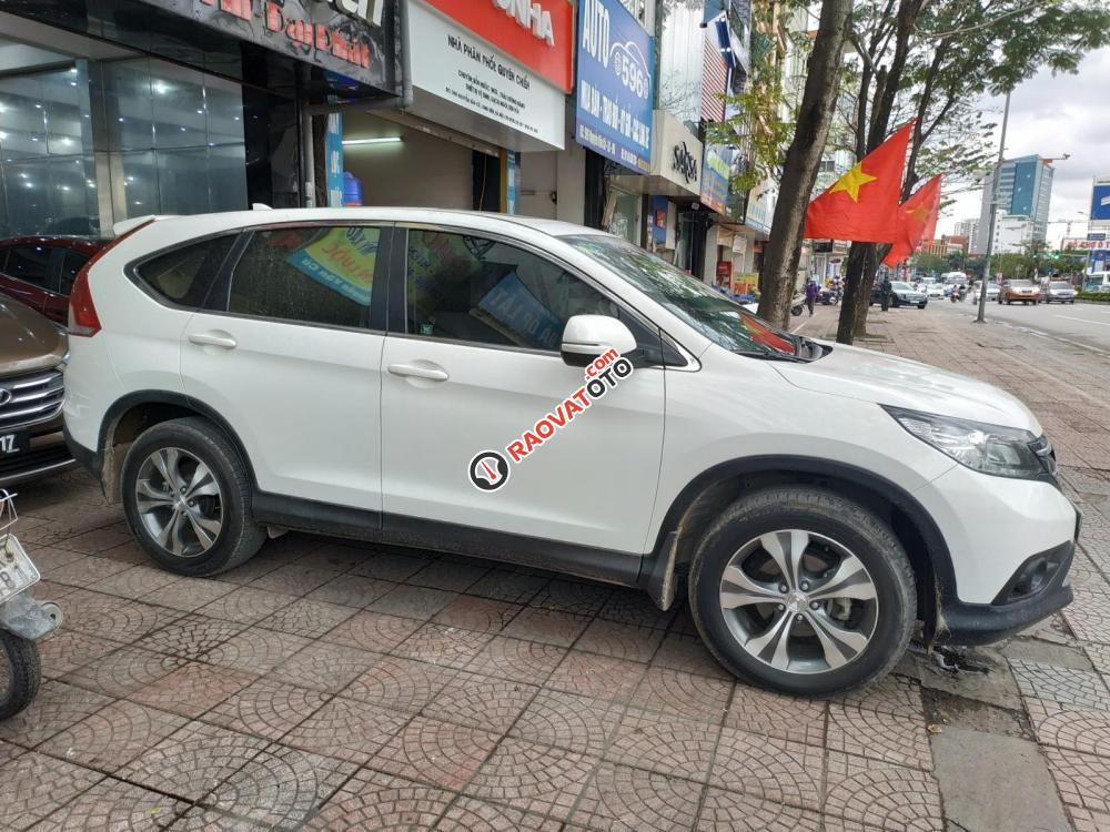 Bán xe Honda CR V 2.4 đời 2014, màu trắng, giá 825tr-4