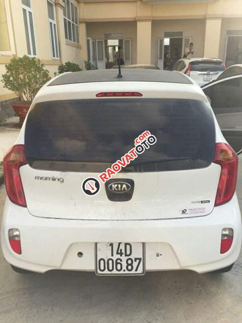 Bán ô tô Kia Morning AT 2013, màu trắng, xe rất đẹp-2