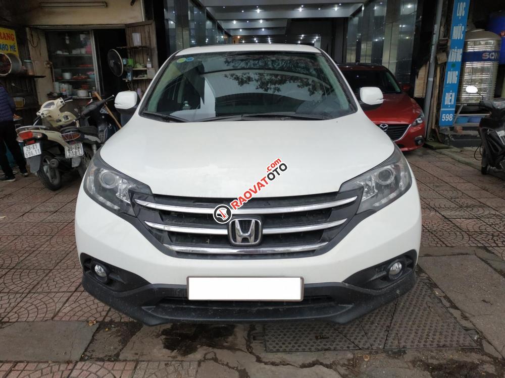 Bán xe Honda CR V 2.4 đời 2014, màu trắng, giá 825tr-5