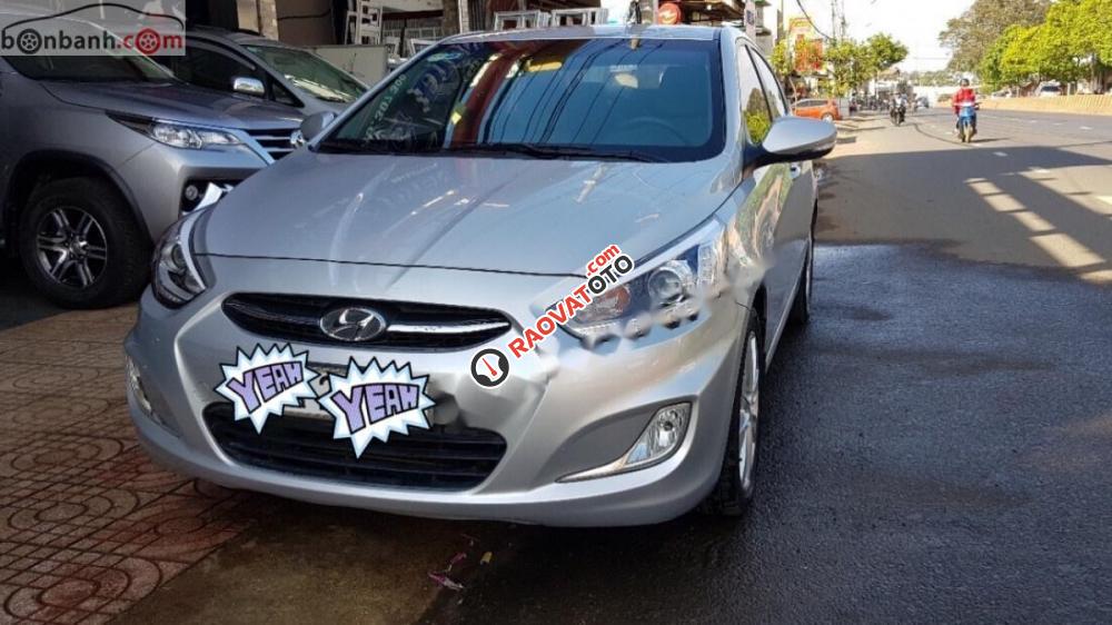 Cần bán xe Hyundai Accent 1.4 MT năm 2014, màu bạc, nhập khẩu   -7