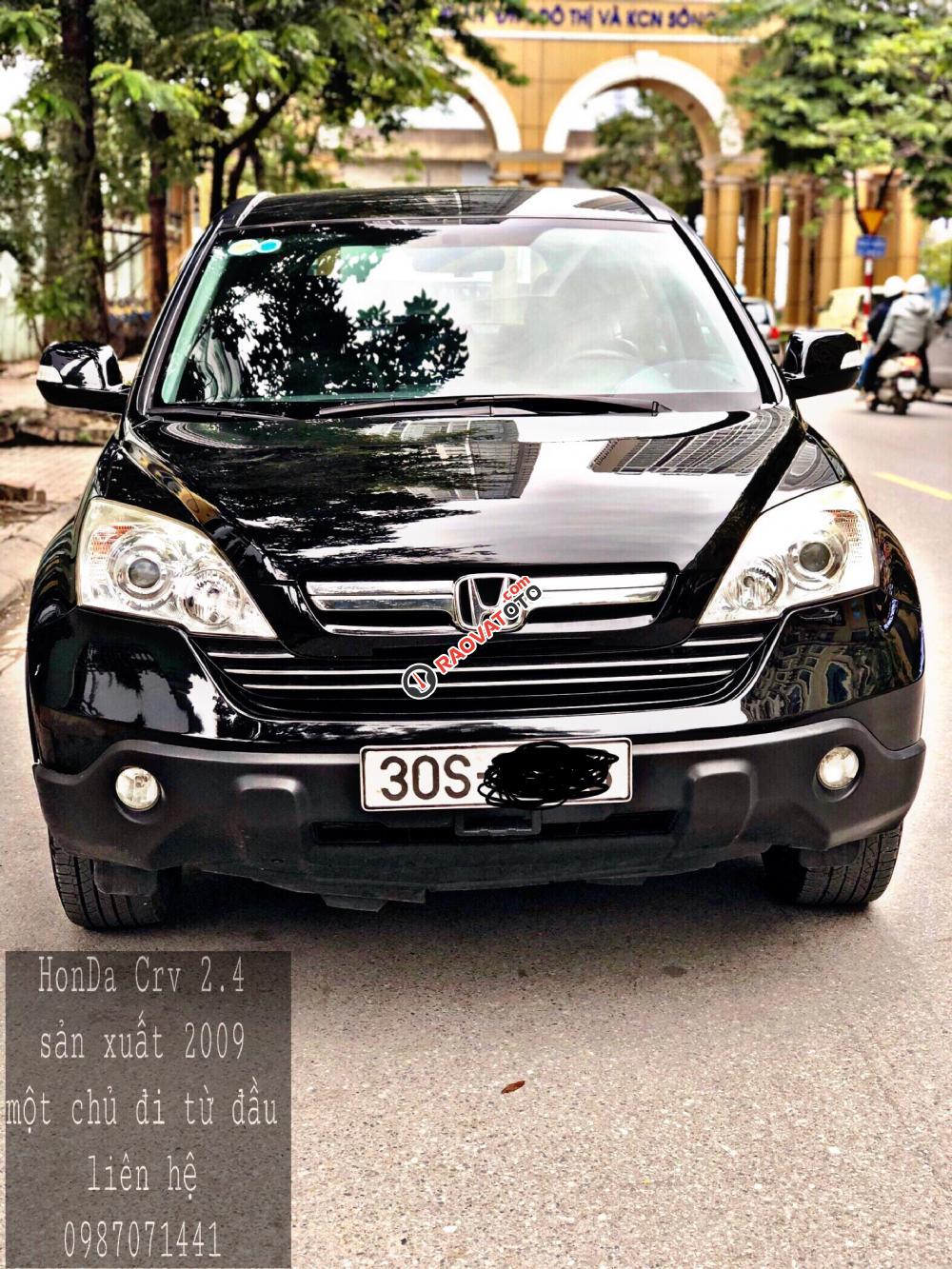 Bán xe Honda CR V 2.4 2009, màu đen một chủ từ đầu-23