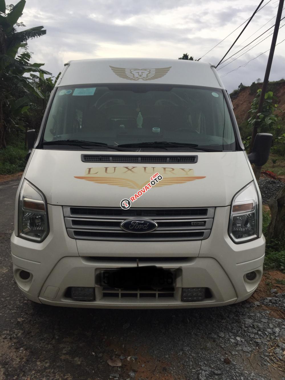 Cần bán Ford Transit Lx SX 2015, màu trắng còn mới đẹp-1