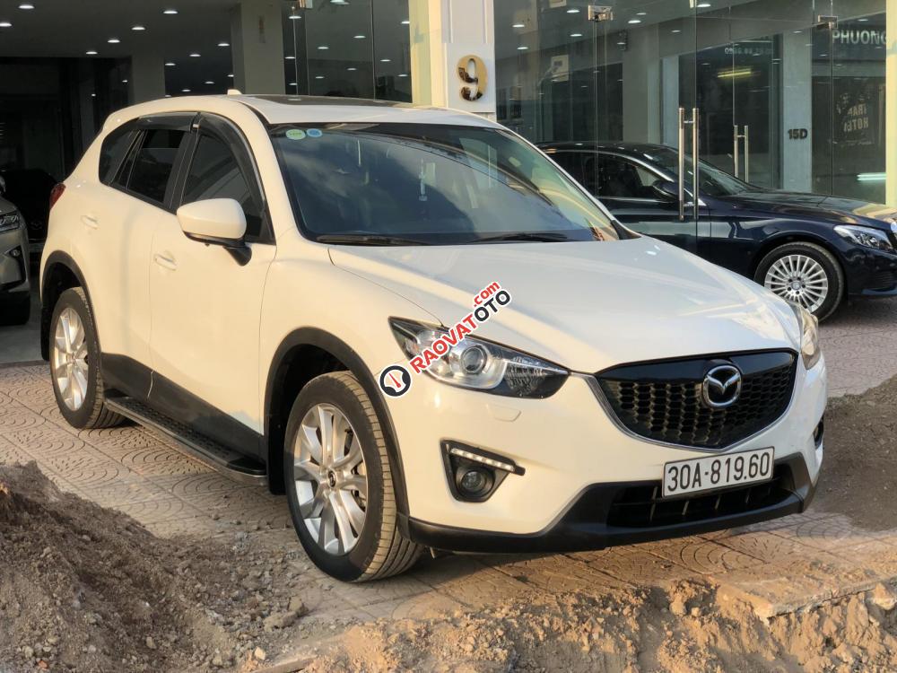 Bán Mazda CX 5 2.0 sx2014, màu trắng, xe cực mới-4