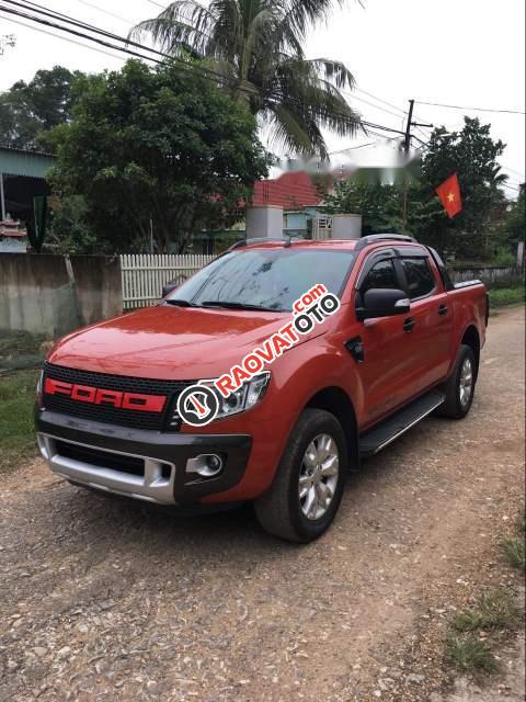 Bán Ford Ranger Wildtrak đời 2014, màu đỏ, nhập khẩu chính chủ-1