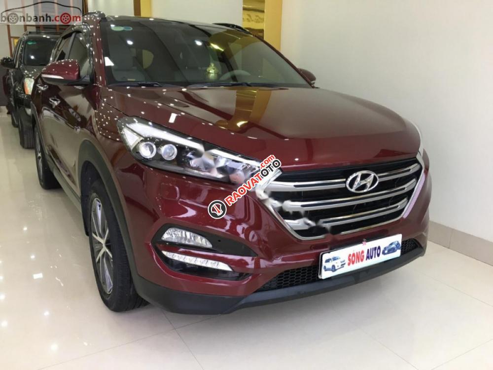 Bán xe Hyundai Tucson 2.0 AT sản xuất năm 2016, màu đỏ, xe nhập, giá tốt-0