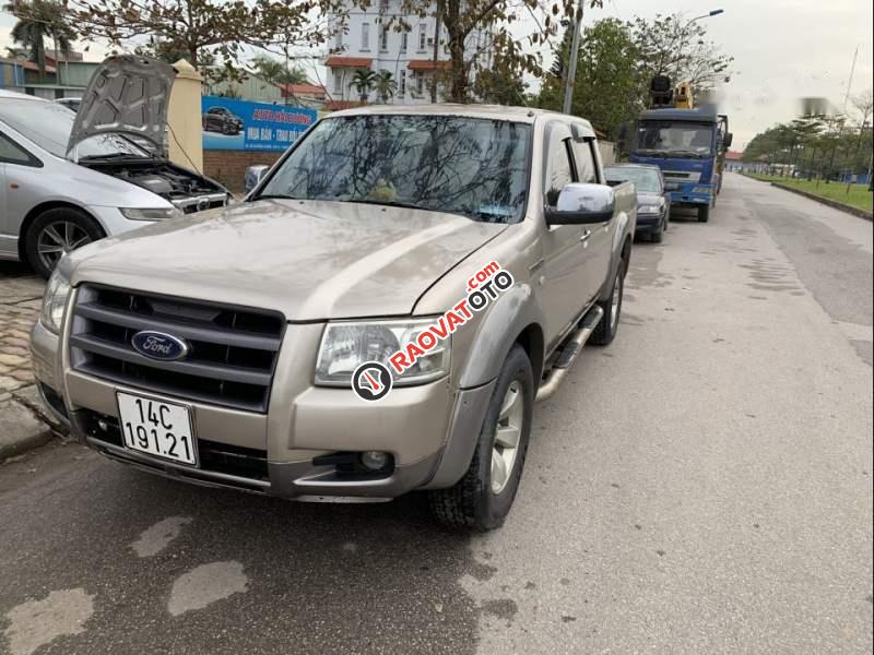 Bán ô tô Ford Ranger XLT đời 2007, màu vàng, xe nhập-0