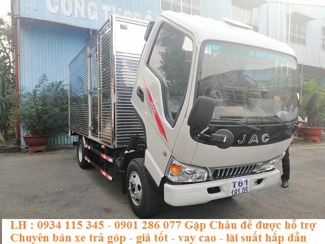 Bán xe tải Jac 2.4T (2.4 tấn) - 2T4(2 tấn 4) |Cabin vuông + động cơ Isuzu |thùng dài 4.3 m? giá tốt nhất-0