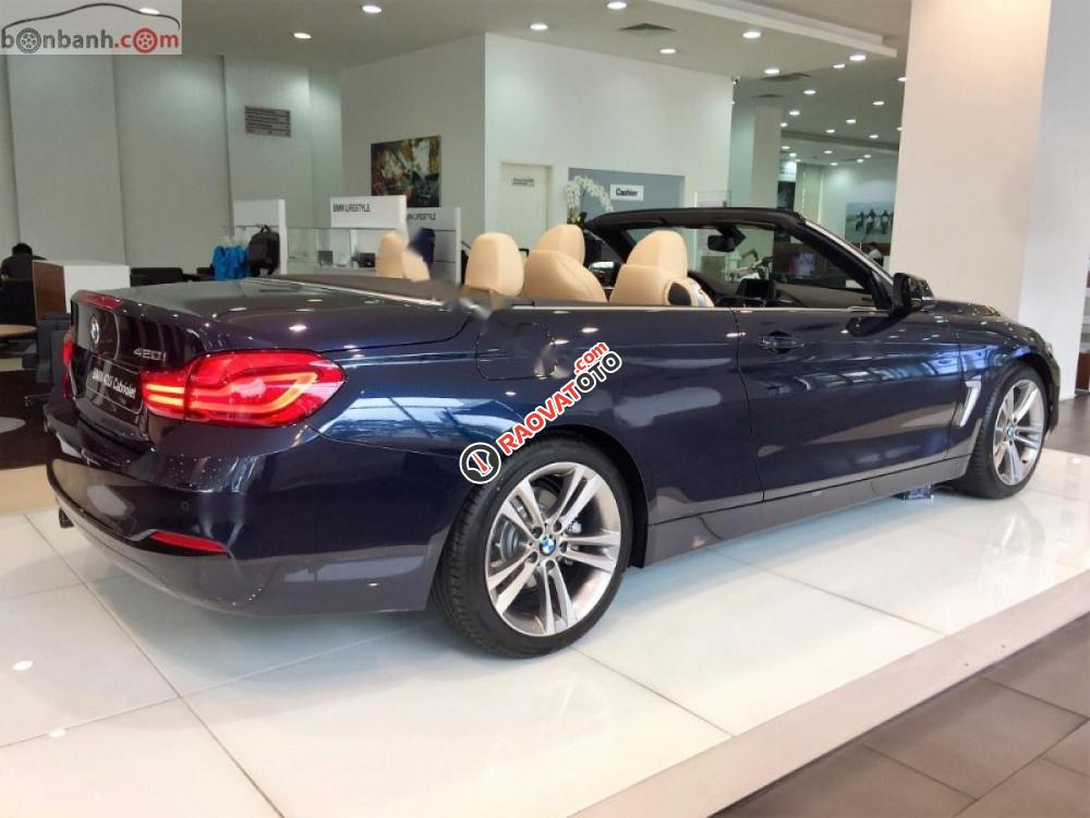 Cần bán BMW 4 Series 420i Convertible sản xuất năm 2018, màu xanh lam, xe nhập-5