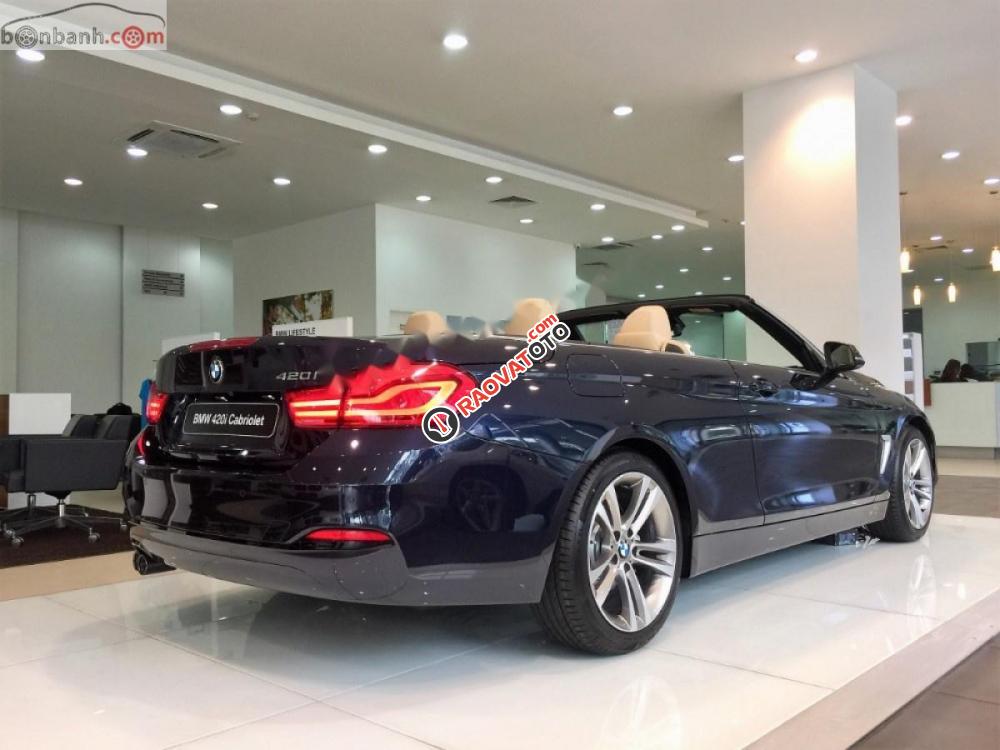 Cần bán BMW 4 Series 420i Convertible sản xuất năm 2018, màu xanh lam, xe nhập-2