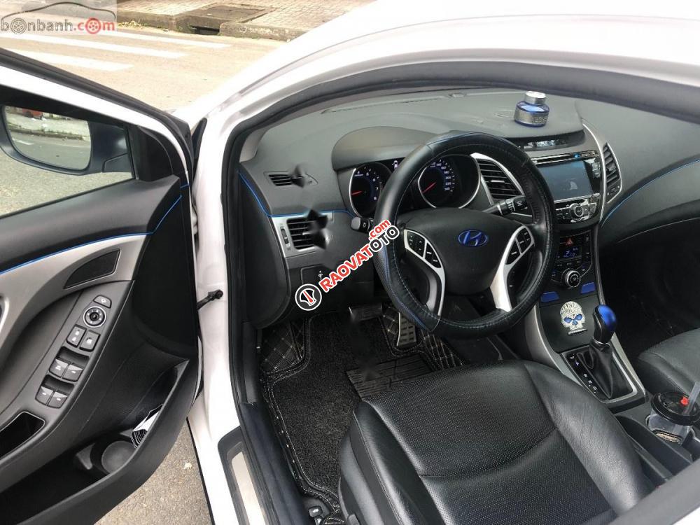 Bán Hyundai Elantra 1.8 AT đời 2014, màu trắng, nhập khẩu  -4