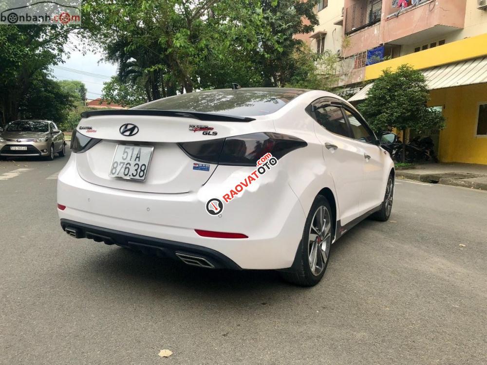 Bán Hyundai Elantra 1.8 AT đời 2014, màu trắng, nhập khẩu  -0