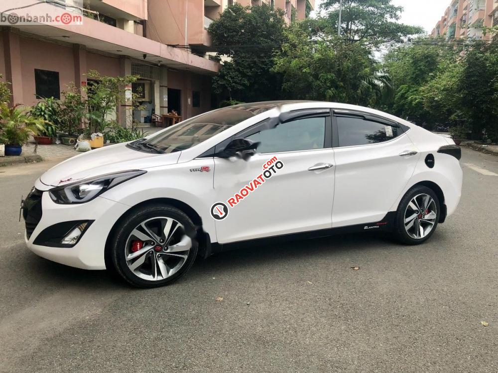 Bán Hyundai Elantra 1.8 AT đời 2014, màu trắng, nhập khẩu  -3