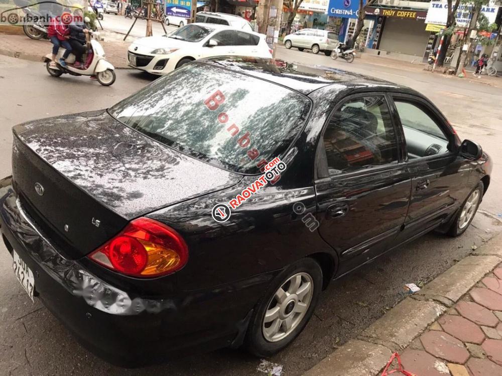 Bán Kia Spectra LS sản xuất 2004, màu đen xe gia đình, giá tốt-4