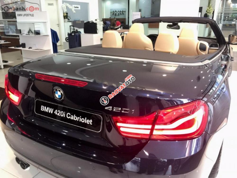 Cần bán BMW 4 Series 420i Convertible sản xuất năm 2018, màu xanh lam, xe nhập-8