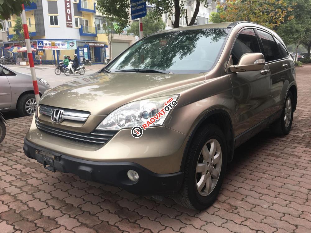 Bán ô tô Honda CR V 2.4 2009, màu vàng, giá chỉ 520 triệu-8