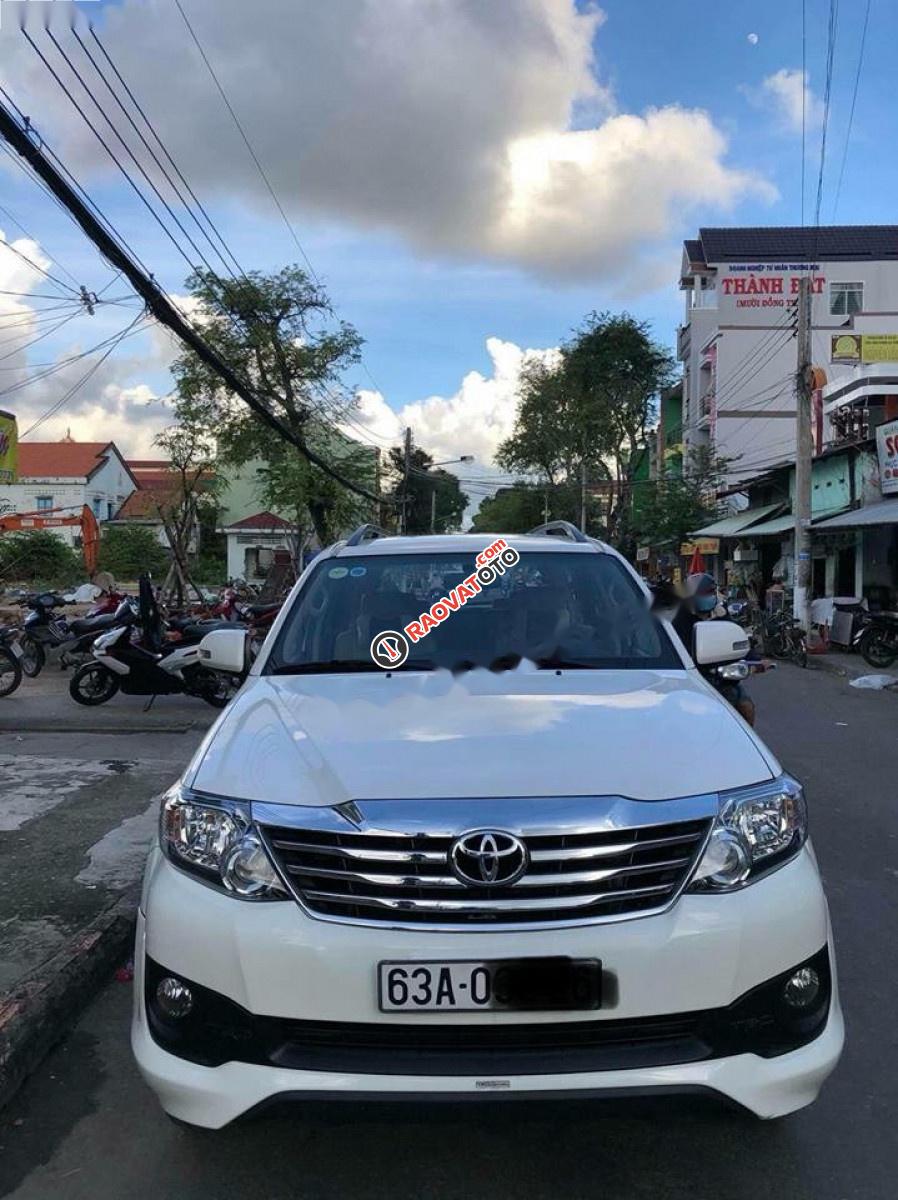 Bán Toyota Fortuner TRD Sportivo 4x2 AT năm 2015, màu trắng-2