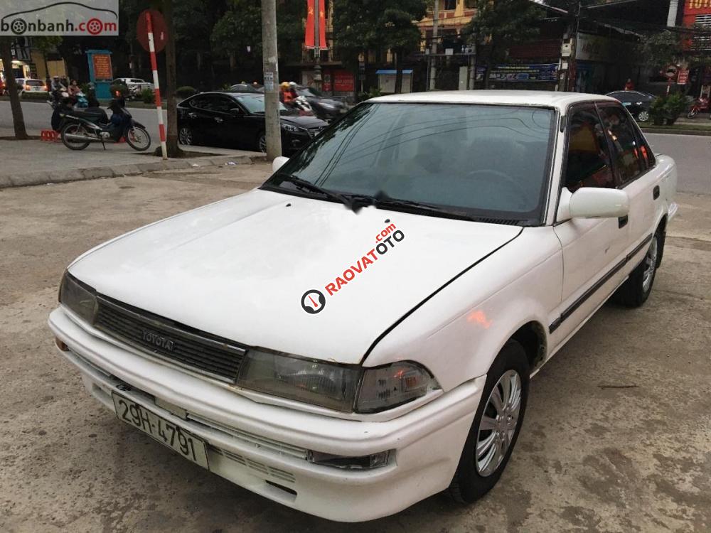Cần bán gấp Toyota Corolla 1.6 GLI sản xuất 1991, màu trắng, nhập khẩu nguyên chiếc-5