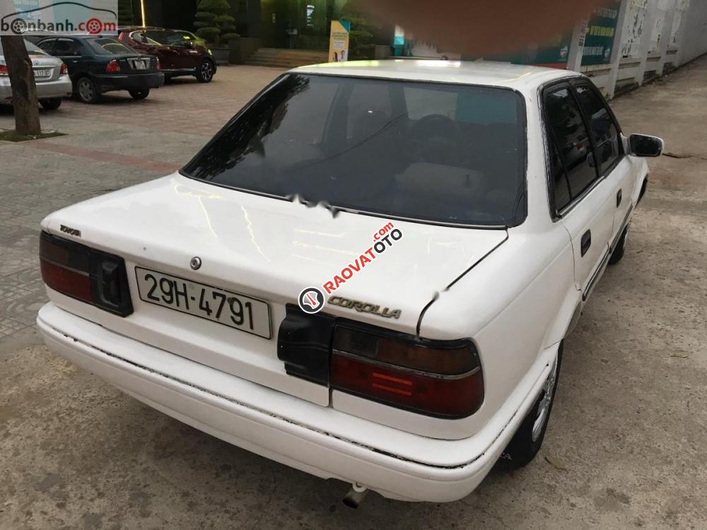 Cần bán gấp Toyota Corolla 1.6 GLI sản xuất 1991, màu trắng, nhập khẩu nguyên chiếc-4