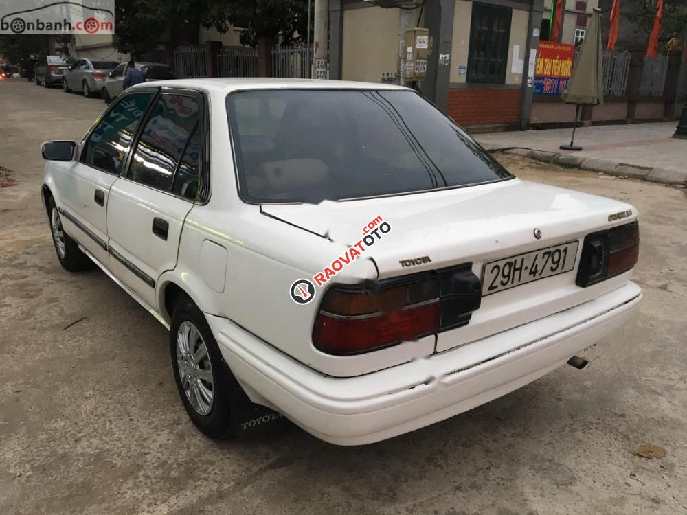 Cần bán gấp Toyota Corolla 1.6 GLI sản xuất 1991, màu trắng, nhập khẩu nguyên chiếc-7