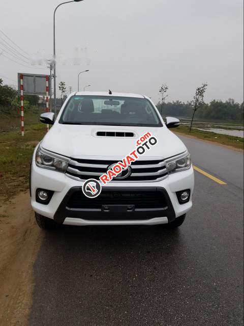 Cần bán Toyota Hilux G năm 2015, màu trắng, nhập khẩu-4