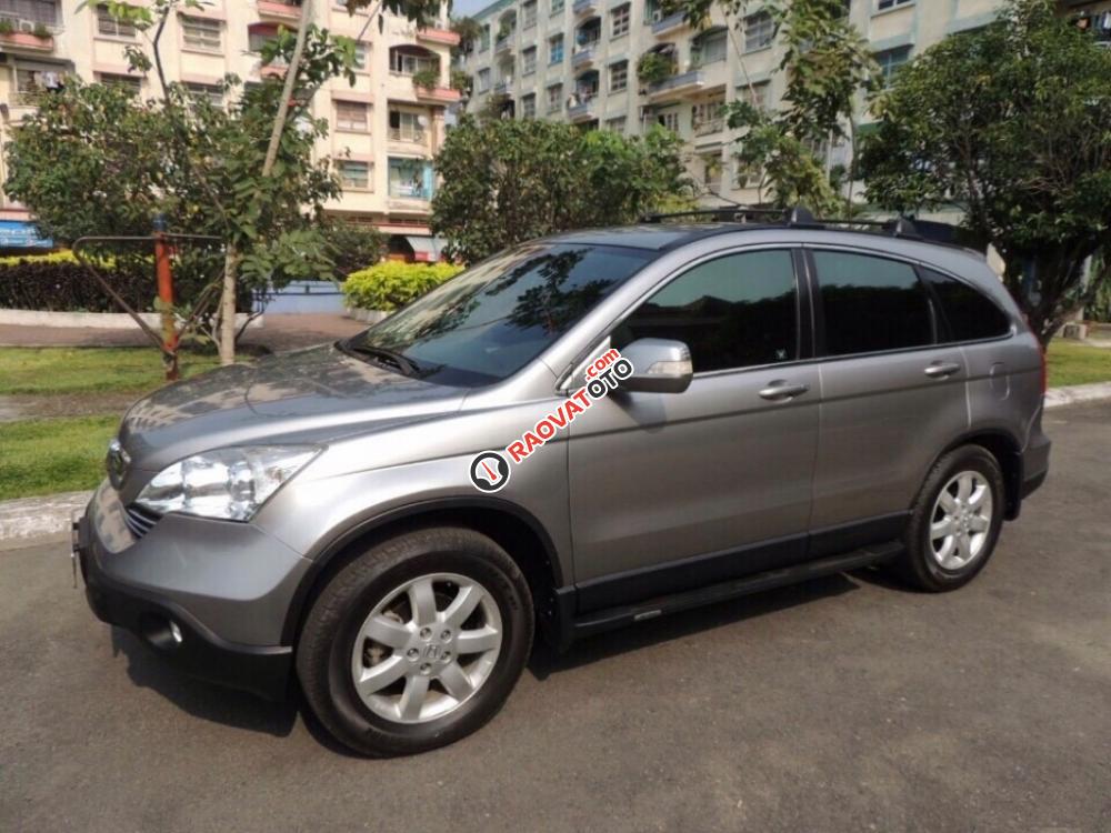 Bán Honda CR-V 2.4 tự động 2011, màu bạc-0
