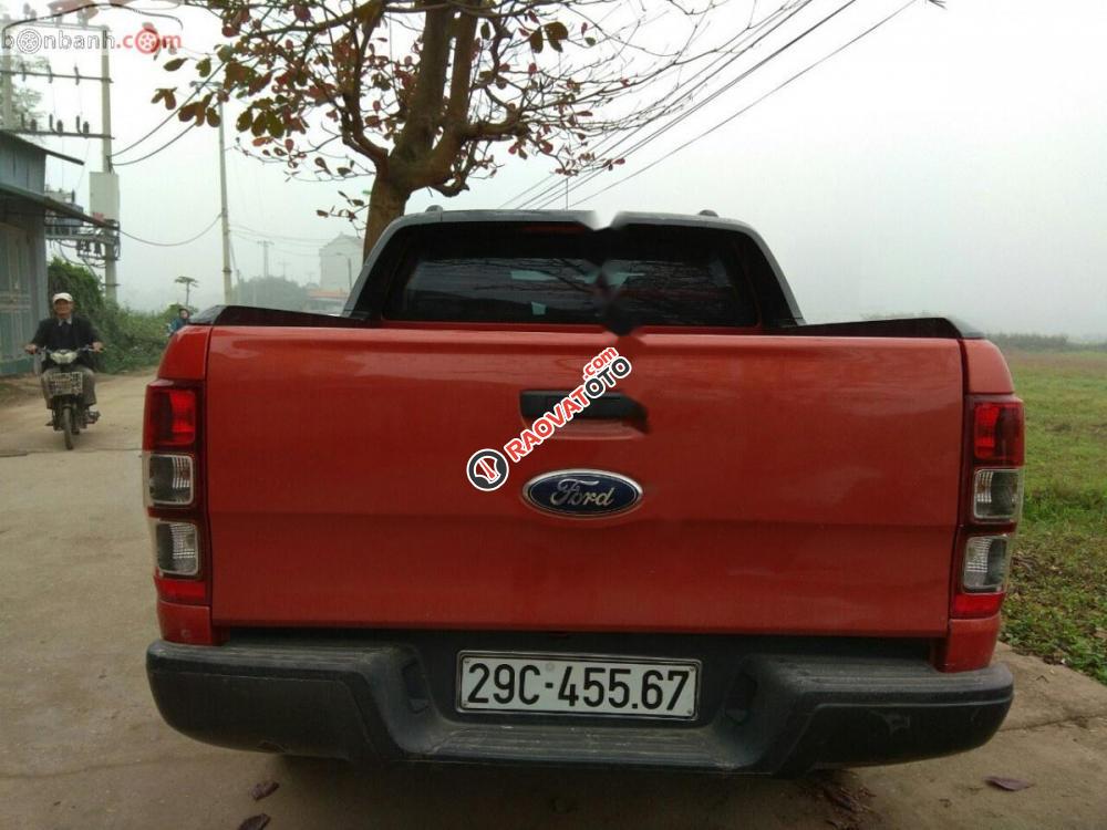 Bán xe Ford Ranger Wildtrak năm 2014, màu đỏ, xe nhập số tự động -0