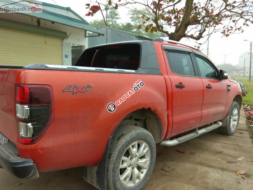 Bán xe Ford Ranger Wildtrak năm 2014, màu đỏ, xe nhập số tự động -6