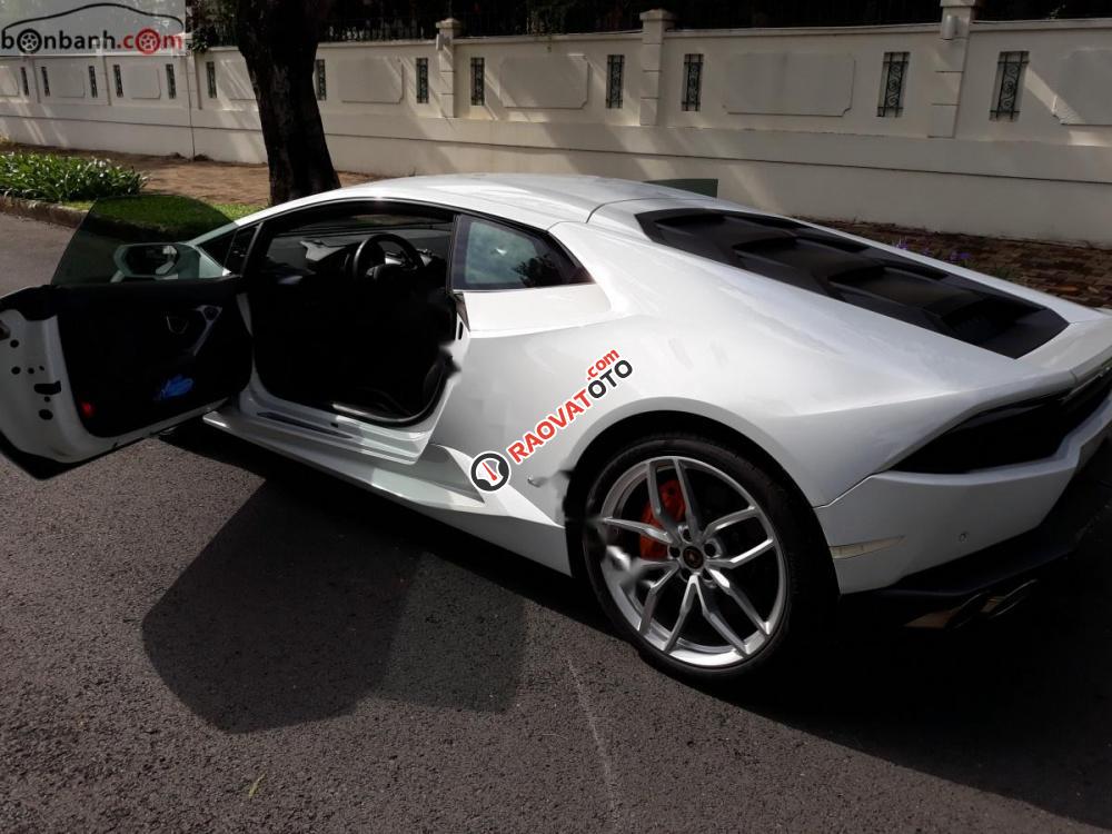 Bán ô tô Lamborghini Huracan LP610 sản xuất năm 2014, màu trắng, nhập khẩu nguyên chiếc ít sử dụng-6