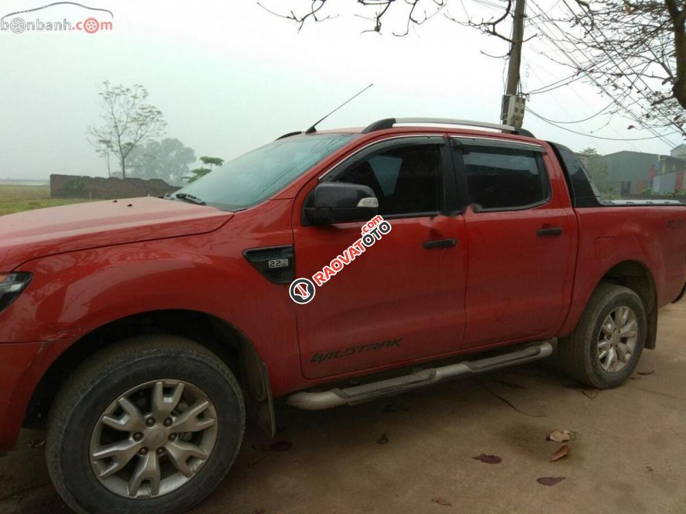 Bán xe Ford Ranger Wildtrak năm 2014, màu đỏ, xe nhập số tự động -2