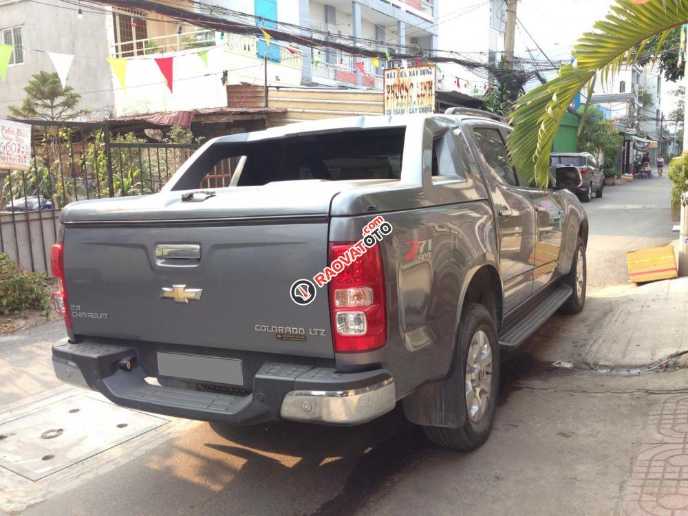 Bán Chevrolet Colorado 2.8LTZ đời 2016 dầu, số sàn, màu xám 2 cầu điện-2