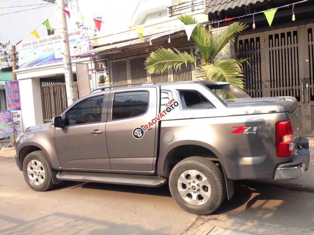 Bán Chevrolet Colorado 2.8LTZ đời 2016 dầu, số sàn, màu xám 2 cầu điện-0