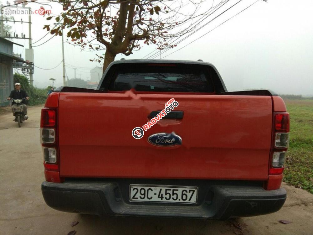 Bán xe Ford Ranger Wildtrak năm 2014, màu đỏ, xe nhập số tự động -3