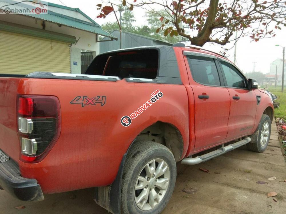 Bán xe Ford Ranger Wildtrak năm 2014, màu đỏ, xe nhập số tự động -1