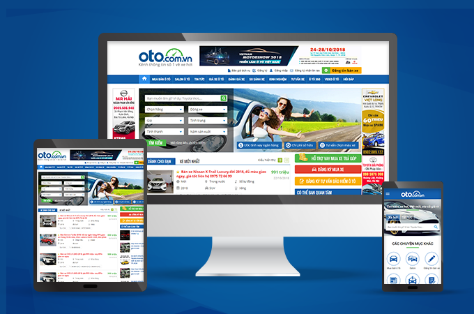 Oto.com.vn tận dụng cả PC và mobile để tiếp cận độc giả Việt 