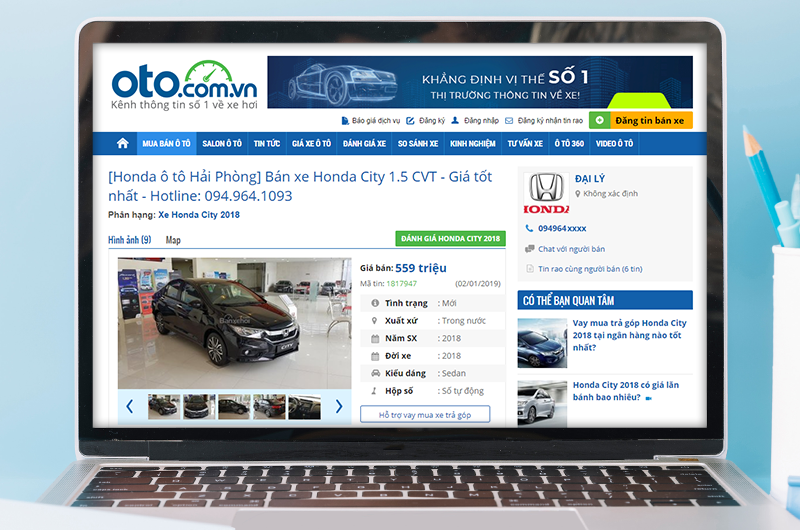 Oto.com.vn tận dụng khá tốt nguồn tài nguyên Internet để xây dựng cộng đồng mua xe ô tô online tin cậy