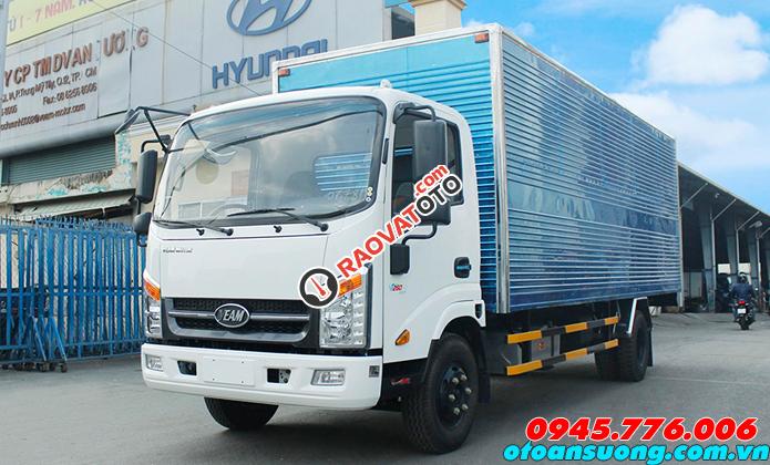Bán xe tải Veam VT260-1 thùng 6m1, máy Isuzu trả góp 90% bao thủ tục trọn gói-0