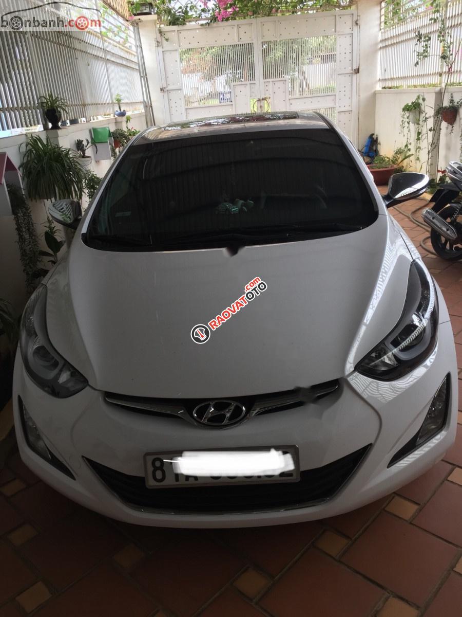 Cần bán lại xe Hyundai Elantra 1.8 AT năm sản xuất 2014, màu trắng, nhập khẩu-0