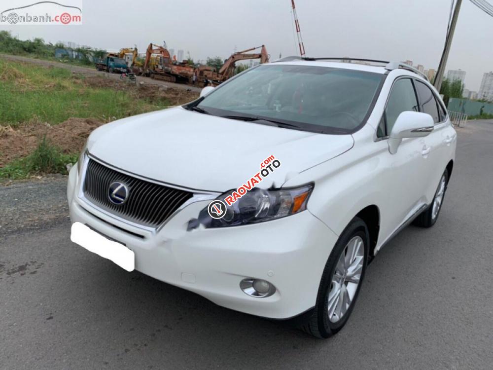 Bán xe cũ Lexus RX 450h đời 2010, màu trắng, nhập khẩu nguyên chiếc-3