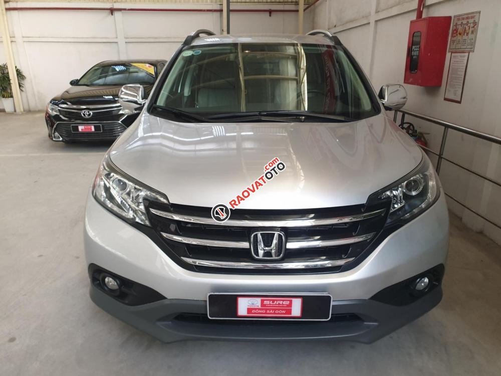 Bán xe Honda CR-V 2.0 đời 2013, màu bạc số tự động. Xe đi 45.000 km giá thương lượng khi khách xem xe-0