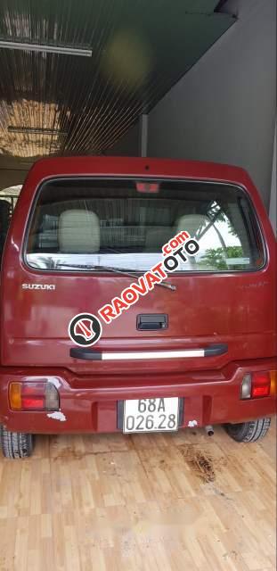 Bán Suzuki Wagon R năm 2002, màu đỏ, xe hoạt động tốt-1