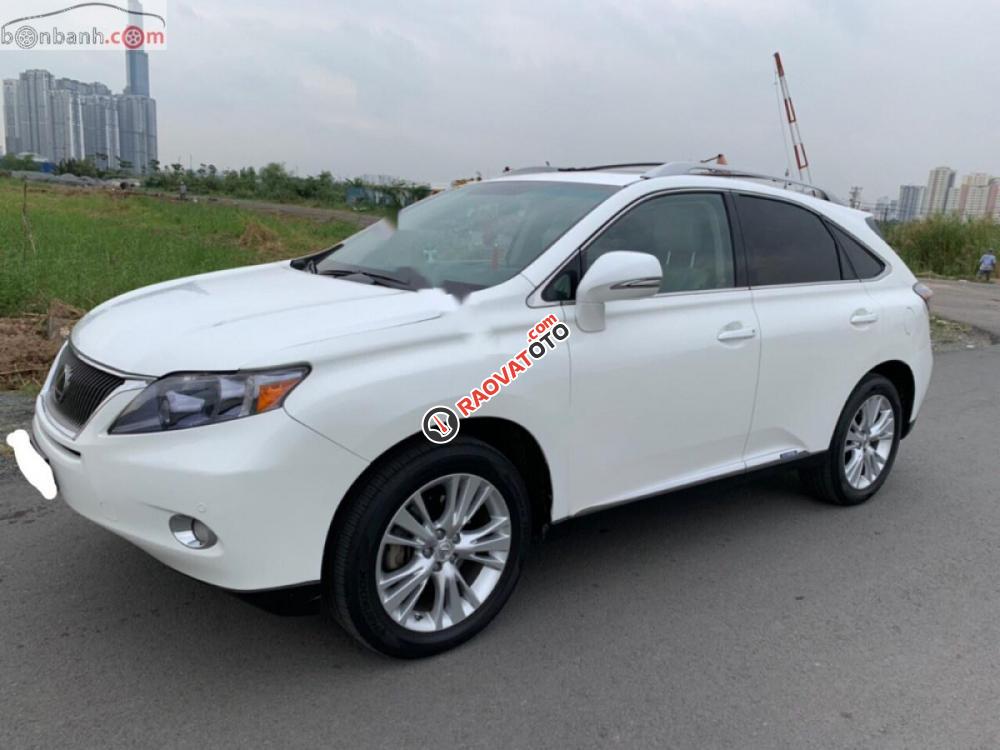 Bán xe cũ Lexus RX 450h đời 2010, màu trắng, nhập khẩu nguyên chiếc-4