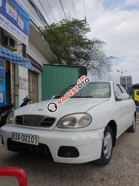 Chính chủ bán xe Daewoo Lanos 2002, màu trắng-0