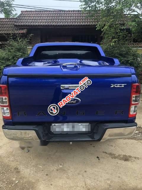 Bán Ford Ranger XLT 2015, màu xanh lam, nhập khẩu-3