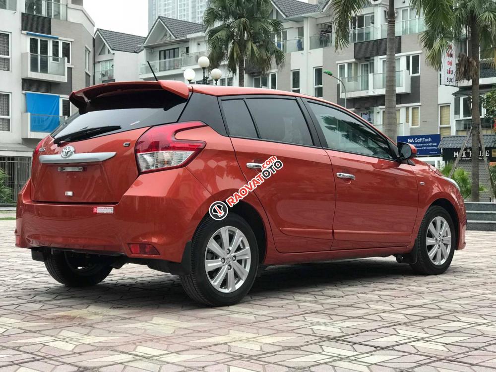 Bán xe Toyota Yaris 1.3E 2015, màu đỏ, số tự động, lăn bánh 4000 km-3