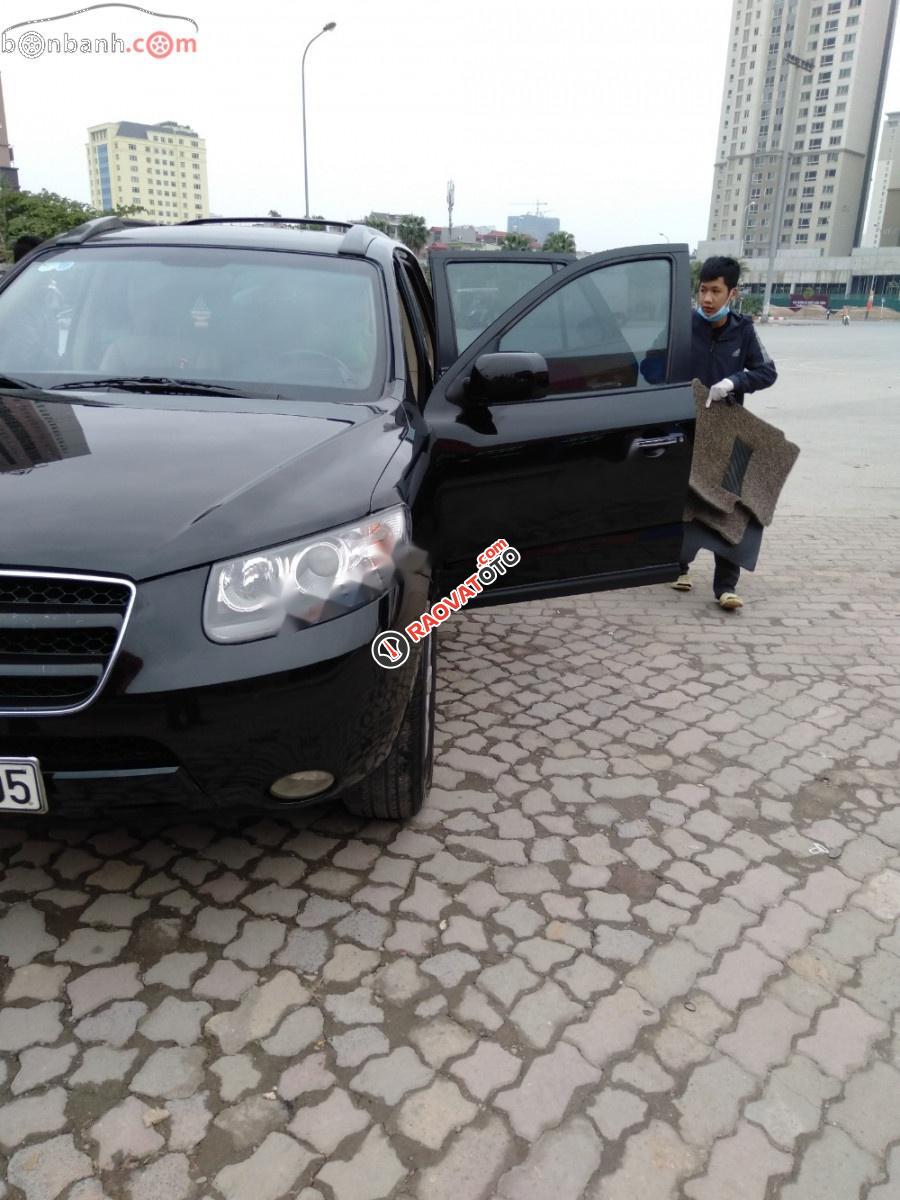 Cần bán lại xe Hyundai Santa Fe 4WD đời 2008, màu đen, xe nhập-4