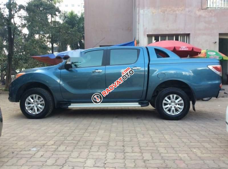 Bán Mazda BT 50 3.2AT đời 2014, màu xanh, xe nhập, chính chủ -1