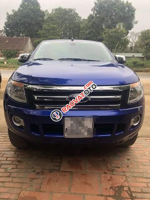 Bán Ford Ranger XLT 2015, màu xanh lam, nhập khẩu-4