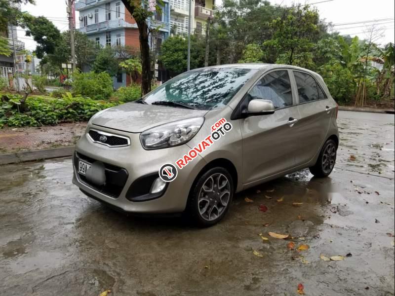 Bán Kia Morning Si sản xuất năm 2014, màu vàng cát-5